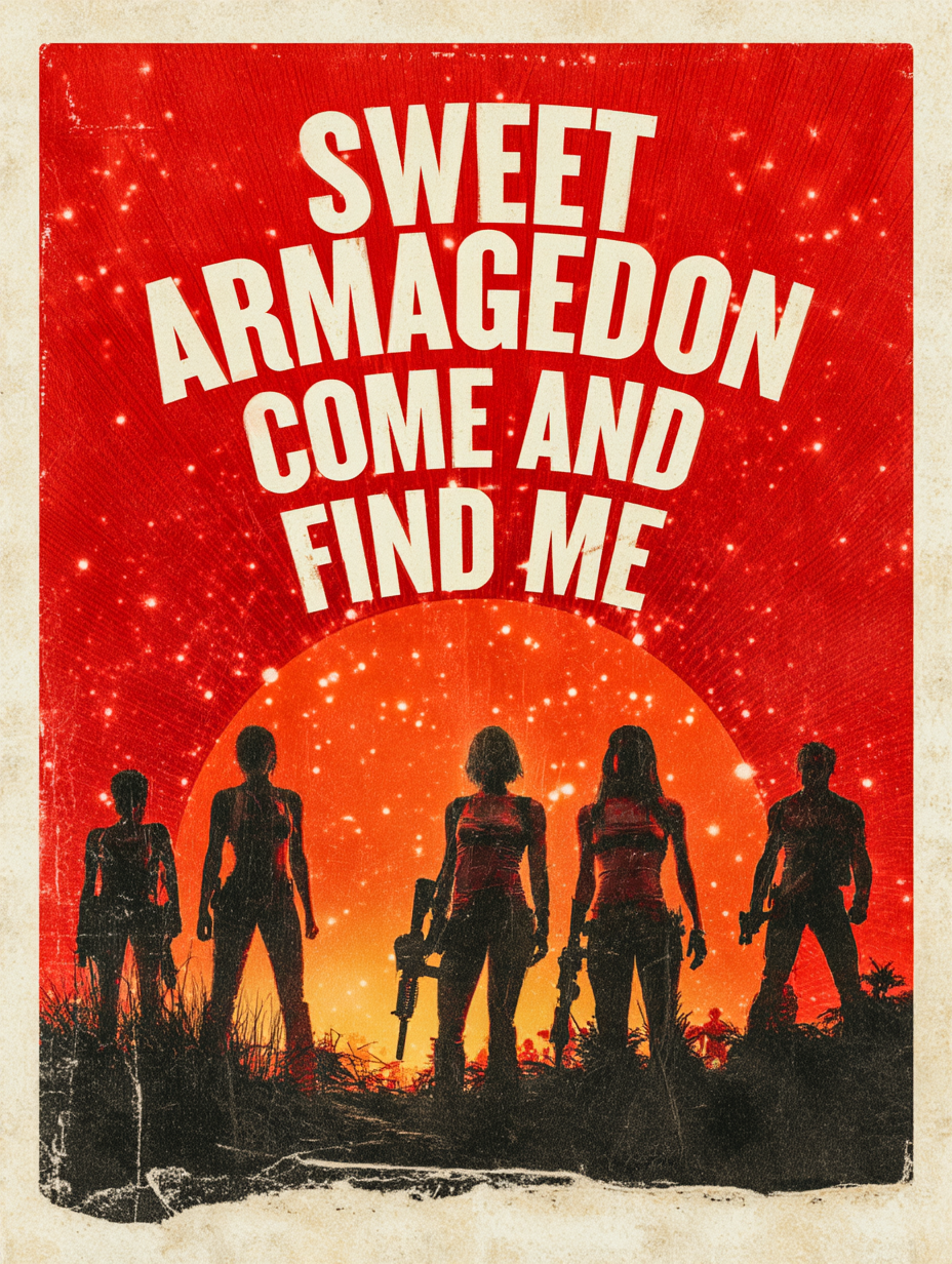 Plakat SWEET ARMAGEDON COME AND FIND ME